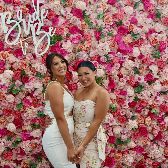 COPY - V.chapman The Liliana Dress in Pink Rose Print - Picture 4 of 4